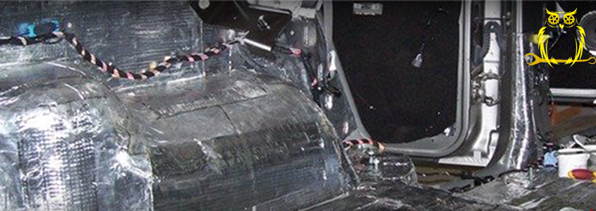 Установка шумоизоляции